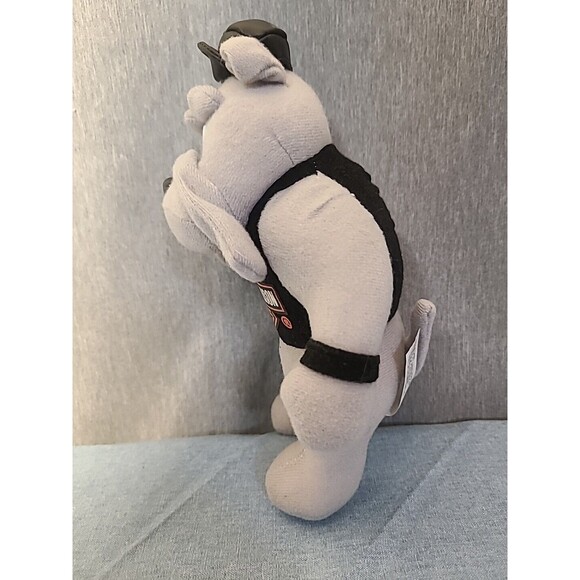 Harley Davidson Motorcycles Bulldog Vintage Plush 1993 Stuffed Animal Biker Dog - Picture 4 of 5